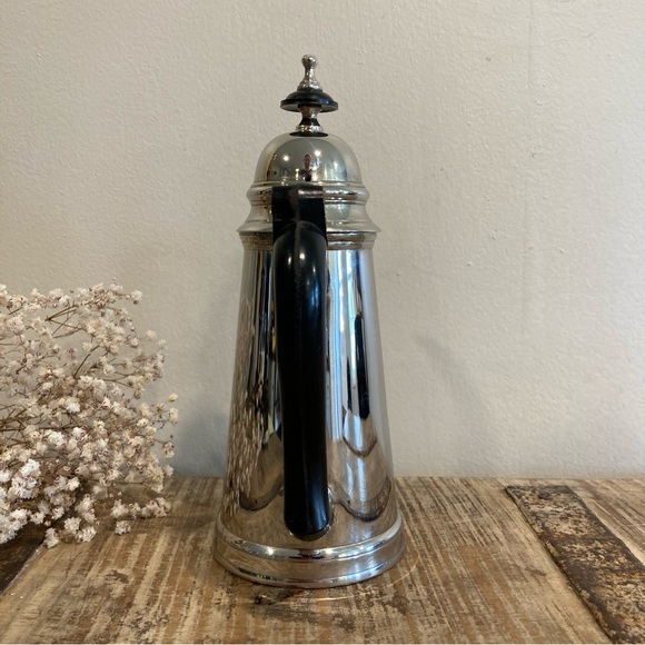 Silver Plate Café au Lait Pot / Teapot Holland Kirk International - Picture 3 of 15